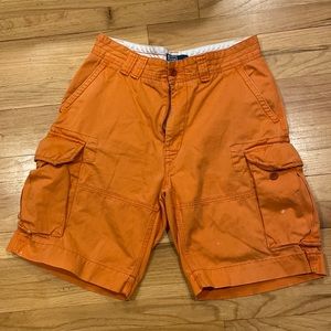 Orange Polo by Ralph Lauren Cargo Shorts